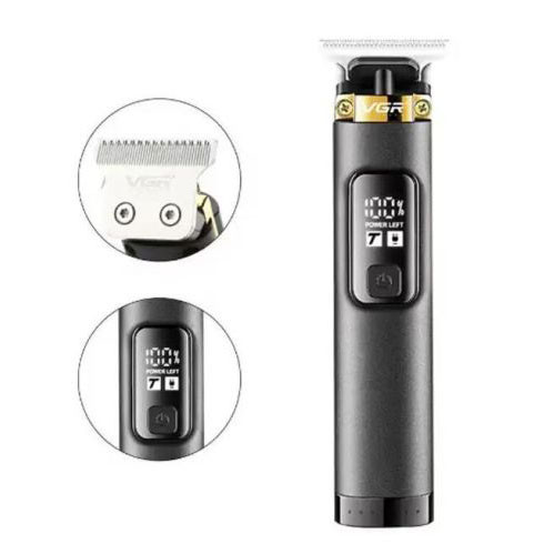 Професійна електрична машинка для стрижки VGR, Тример з регульованою довжиною, Тример бездротовий IQ-47 Київ - фото 5