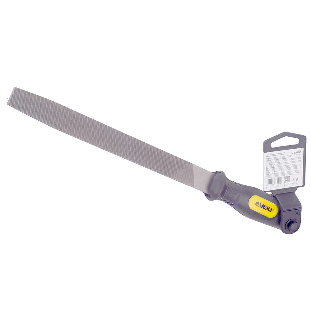 Напилок плоский 200 мм No2 двокомпонентна ручка SIGMA (4406241) Київ - фото 5