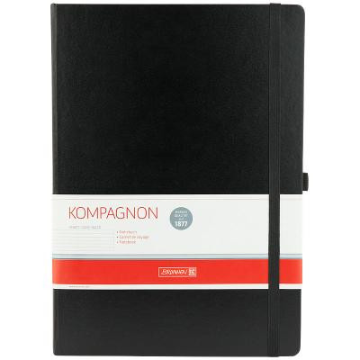 Блокнот Brunnen Компаньйон А4 в лінійку 96 аркушів Чорний (10-552 87 05) Вінниця - фото 1