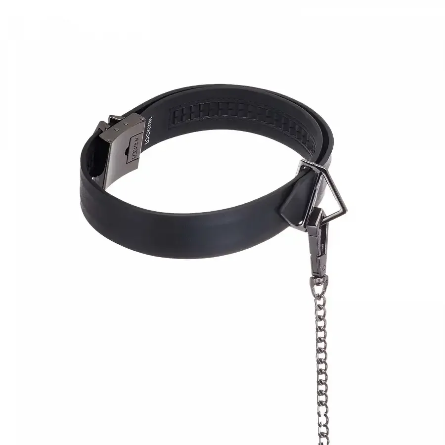 Повідець LOCKINK Tied Collar with Leash Set - Black Львів - фото 3