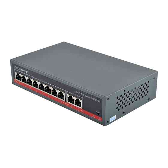 PoE-комутатор FoxGate S5808P-G2 CCTV гігабітний 8-портовий некерований Київ