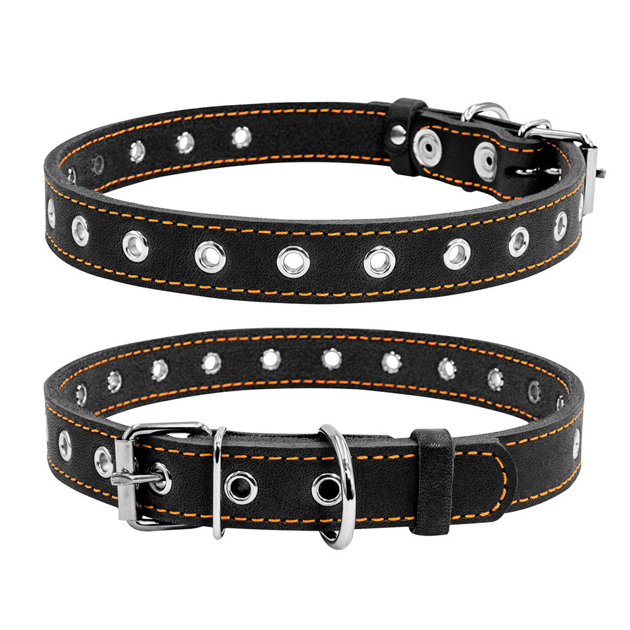 Нашийник "CoLLaR" безрозмірний (ширина 20мм, довжина 50см) чорний Коломия - фото 1