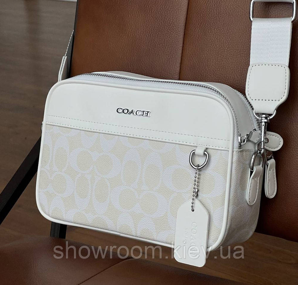 Мужская брендовая сумка через плечо Coach (1376-4) Киев - изображение 1