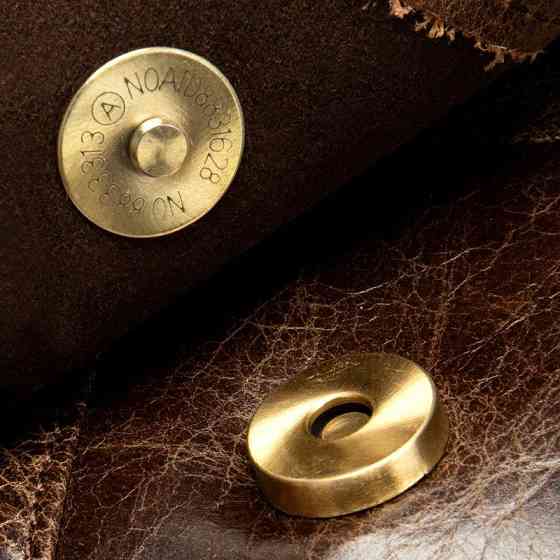 Сумка Vintage из натуральной гладкой кожи 14945 Коричневая Киев