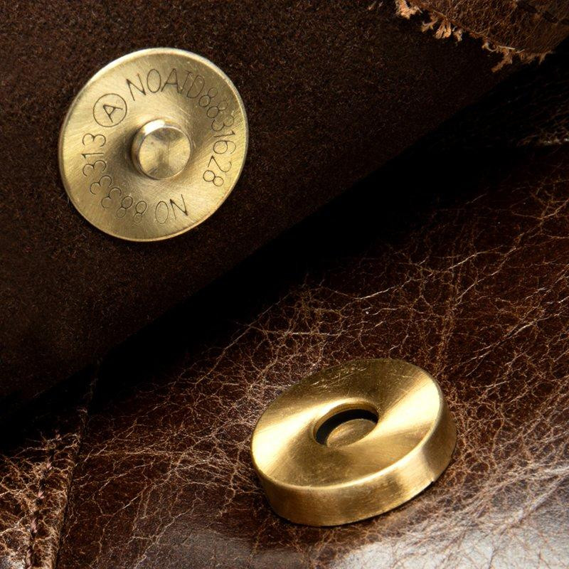 Сумка Vintage з натуральної гладкої шкіри 14945 Коричнева Київ - фото 1