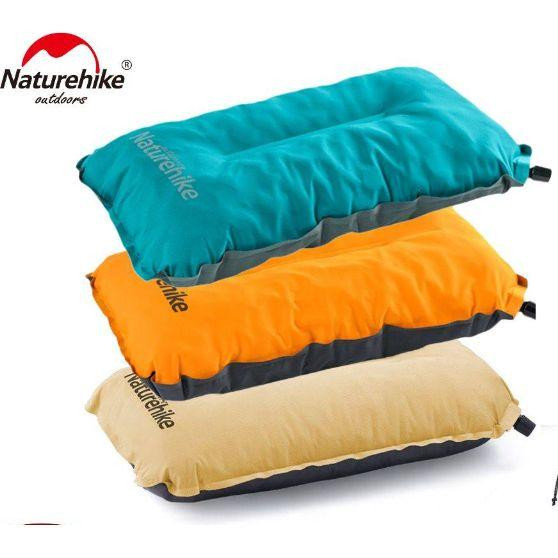 Подушка самонадувающаяся Naturehike Sponge automatic NH17A001-L, желтая Киев - изображение 4