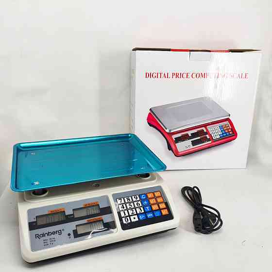 Весы для приемки товара Rainberg RB-311 55кг, Кухонные весы для взвешивания продуктов TX-59 Львов