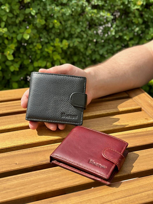 Чоловічий гаманець HORTON чорний або коричневий Київ - фото 6