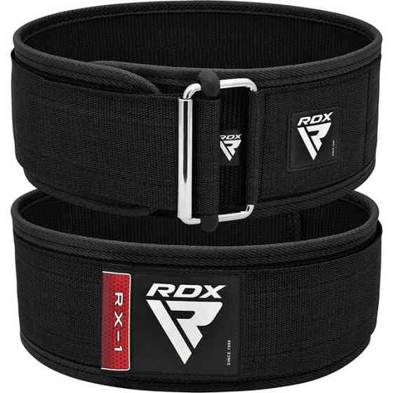 Пояс для важкої атлетики RDX RX1 Weight Lifting Belt Black M Каменское