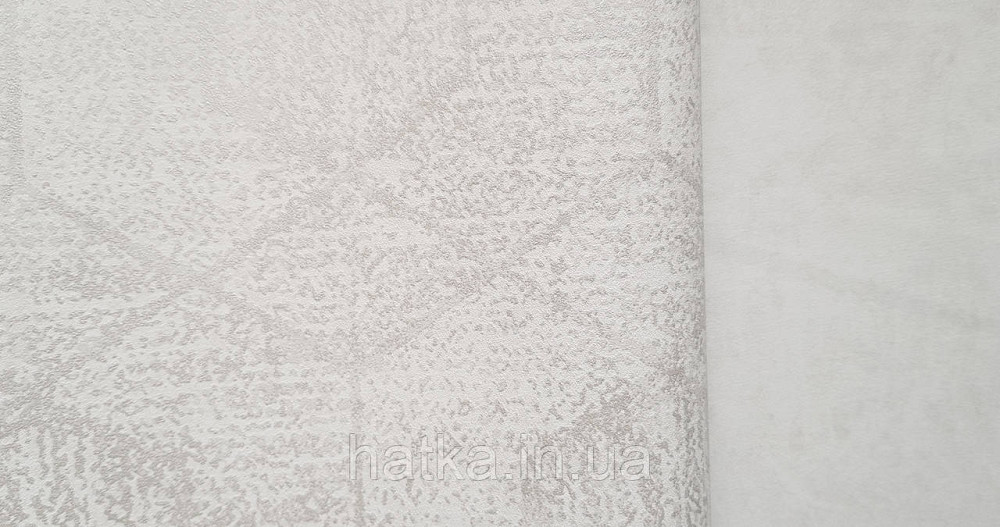 Шпалери вінілові на флізеліні Marburg Memoria 1.06х10 геометрія фігури роми сріблясті на білому Київ - фото 3