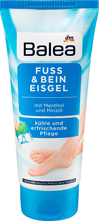 Balea Крем для ніг, гель-лід для ніг і нігтів 100 мл Balea  Fußcreme, Eisgel Fuß & Bein, 100 ml Львів - фото 1