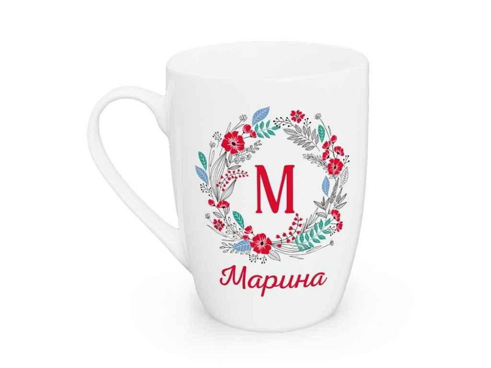 Чашка Капучино 360 мл Марина 2409 у під. коробці ТМ KVARTA Київ - фото 1
