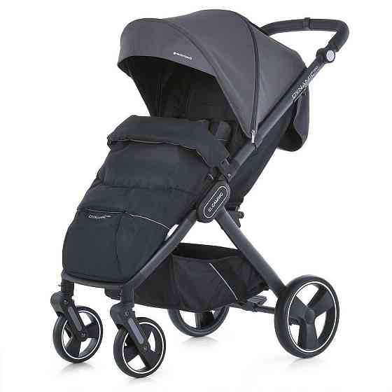 Коляска дитяча EL CAMINO DYNAMIC PRO Charcoal прогулянкова з чохлом дощовиком Сіра (ME 1053-3) Чернігів
