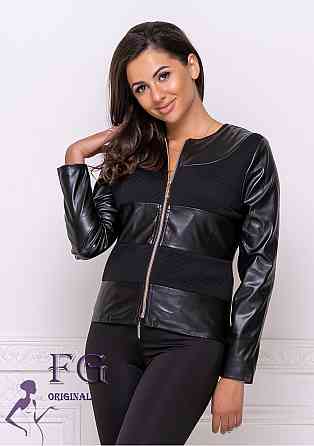 Женская легкая куртка кожаная Nika 48 Киев