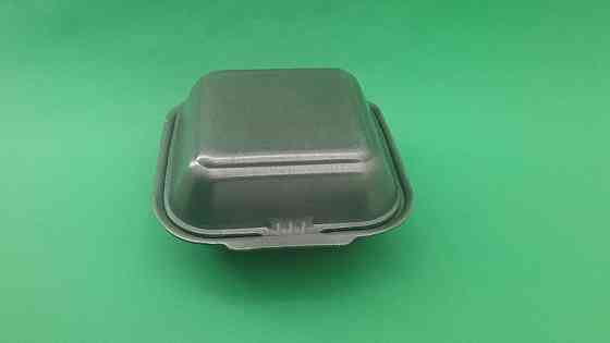 Ланч-бокс з спіненого полістиролу з кришкою (150*152*60) Чорний HP-6 (250 шт) Харків