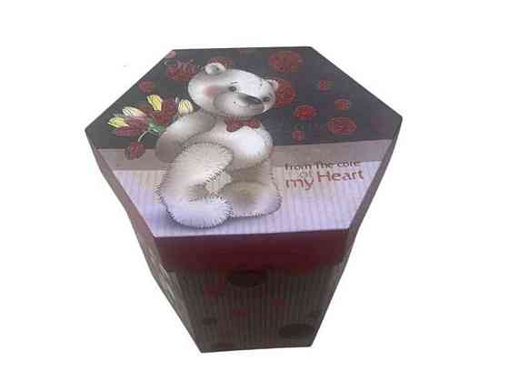 Коробка подарочная картонная From the Heart 21*22.5см R94906-S ТМ STENSON Киев