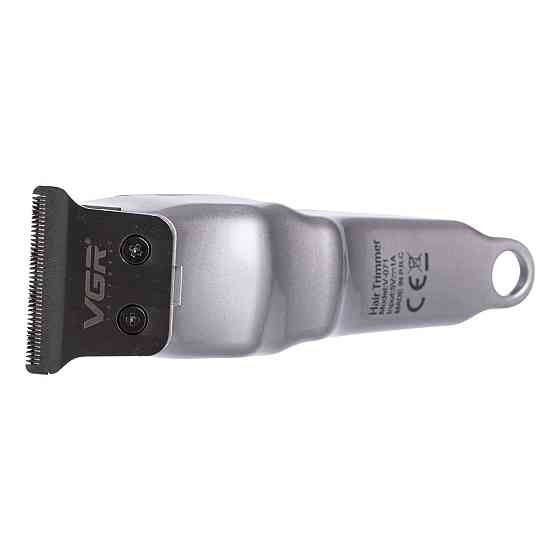 Машинка для стрижки волосся акумуляторна Сріблястий VGR HP-V-071 Коломыя
