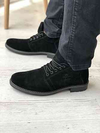 Черевики теплі чорні Crown демісезонні замшеві 42(28см) Харків