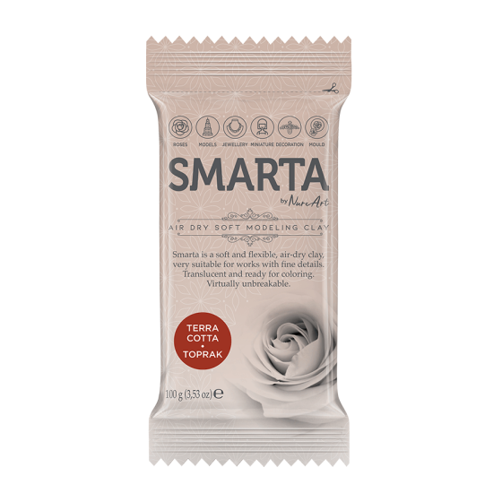 Пластика самозастывающая Терракота 100 г Smarta Київ