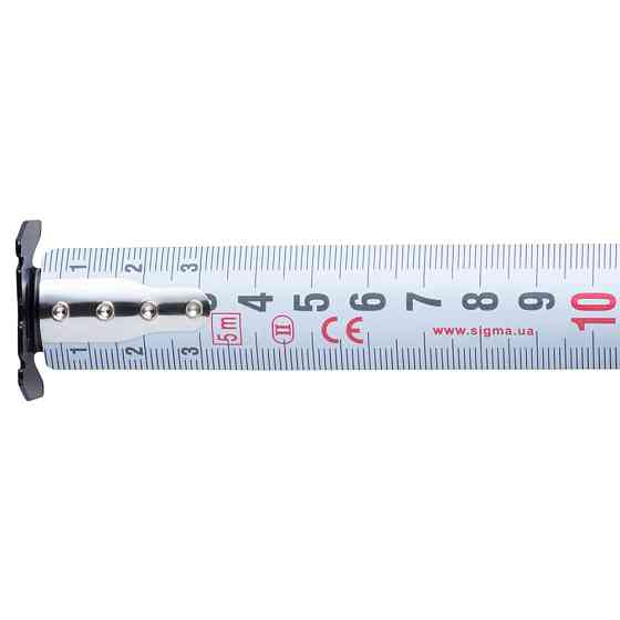 Ultra Рулетка обрезиненная с нейлоновым покрытием полотна 5м×25мм ULTRA (3825132) Київ