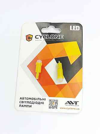 Лампочка у щиток T5-003 LED 1W COB 12V Yellow Винница