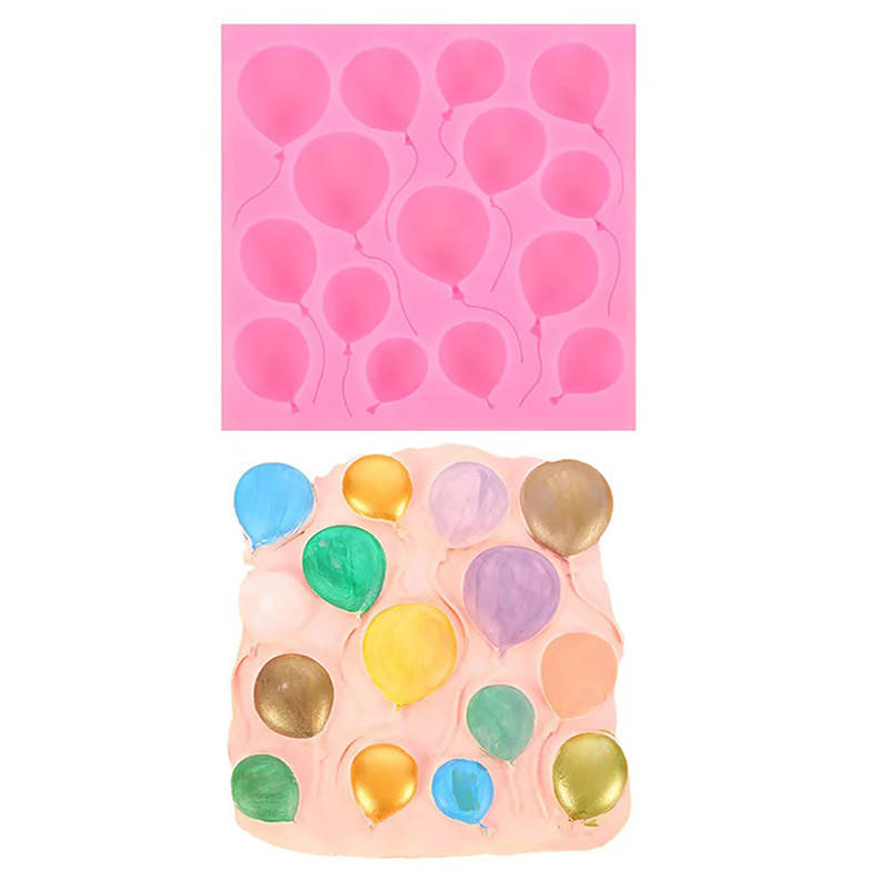 Молд силиконовый Шарики 96 на 96 мм розовый Киев - изображение 6