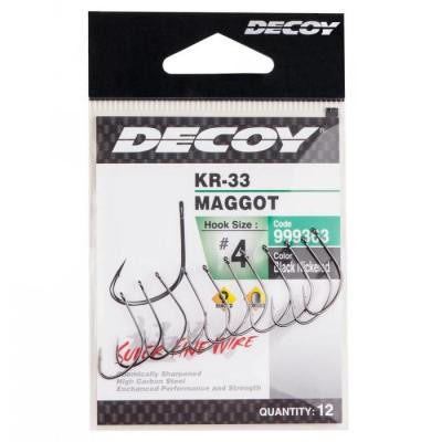 Крючок Decoy KR-33 Maggot 06 (12 шт/уп) (1562.05.43) Винница - изображение 2