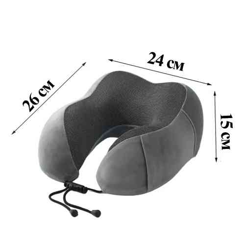 Дорожный набор для сна 3в1, подушка подголовник Memory foam, маска, беруши Винница