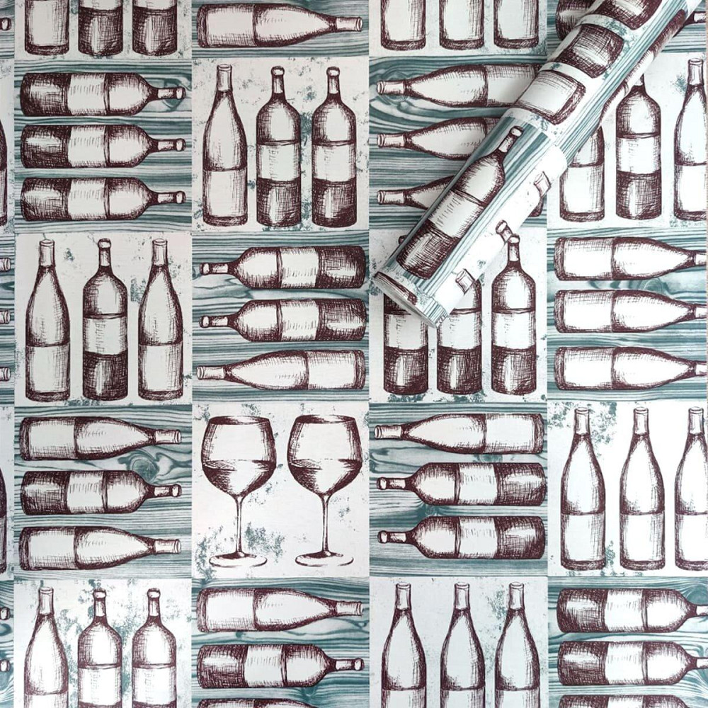 Самоклеюча плівка на паперовій основі 0,45х10м х 0,07мм Винна SW-00000798 Дніпро - фото 1