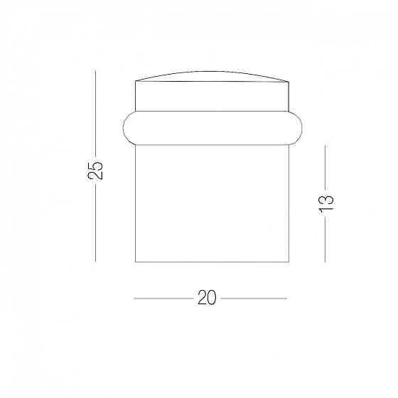 УПОР ПІДЛОГОВИЙ ДЛЯ ДВЕРЕЙ M-25 SS НЕРЖАВІЮЧА СТАЛЬ Київ