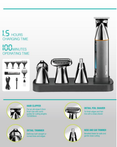 Машинка для стрижки DALING DL-1806, 9 in 1 Днепр - изображение 2