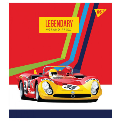 Зошит Yes А5 Grand Prix 12 аркушів лінія (765166) Вінниця - фото 4