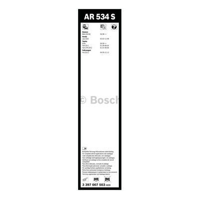 Щетка стеклоочистителя Bosch 3 397 007 503 Винница - изображение 5