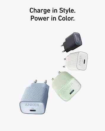 Мережевий зарядний пристрій Anker PowerPort 511 Nano IV - 30W USB-C Black (7030801) Київ