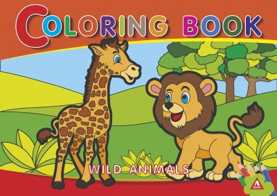 Розмальовка дитяча "Аркуш" В5, 24 стор, Дикі тварини, 1В1860, 1/20, шт Київ - фото 1