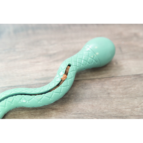 Іграшка Trixie для собак Змія для ласощів термопластична гума 27 см зелена Київ - фото 12