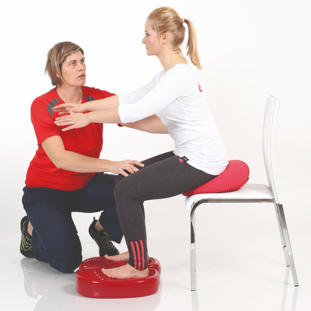 Балансировочная подушка Togu Dynair® Ballkissen® Senso® - 33 см (красная) Днепр - изображение 5