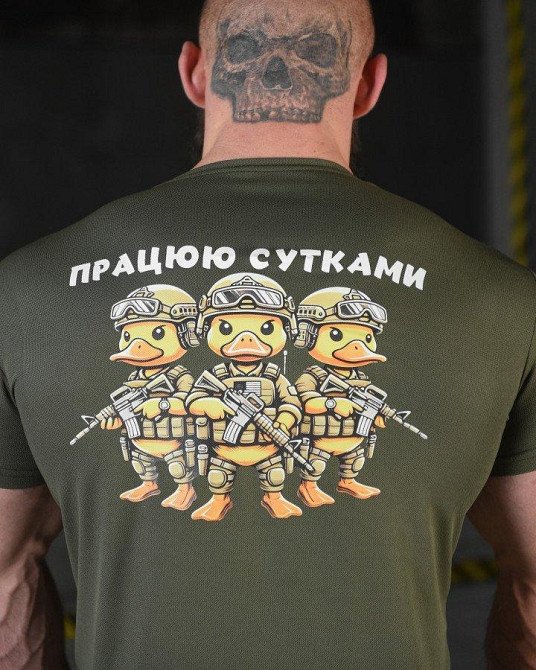 Футболка maklin  працюю сутками НП4908 Одесса - изображение 4