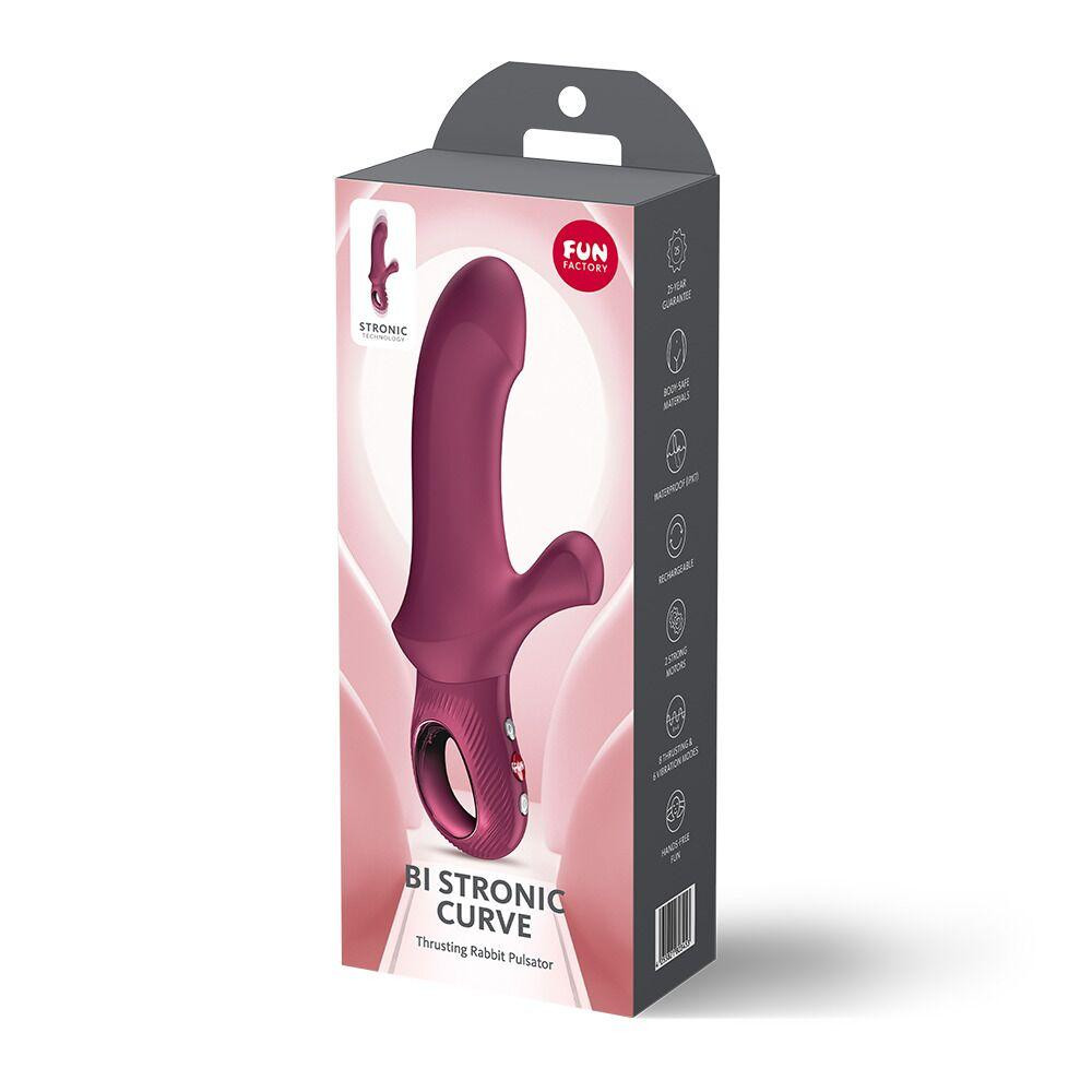 Пульсатор Fun Factory Bi Stronic Curve Wine Red Sex Aura Киев - изображение 10