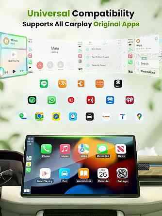 Бездротовий адаптер для CarPlay Android Auto, для авто з дротовим Карплей, WiFi Bluetooth підтримка  Київ