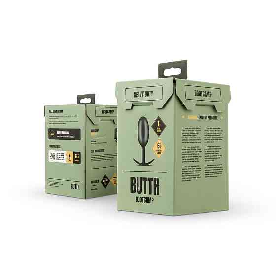 Анальная пробка BUTTR - Heavy Duty Weighted Butt Plug Sex Aura Киев