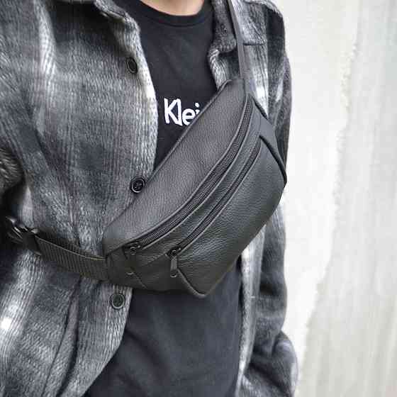 Бананка для городских прогулок, Сумка-бананка для работы, Сумка-бананка с дополнительной карманом QG-31 Ивано-Франковск