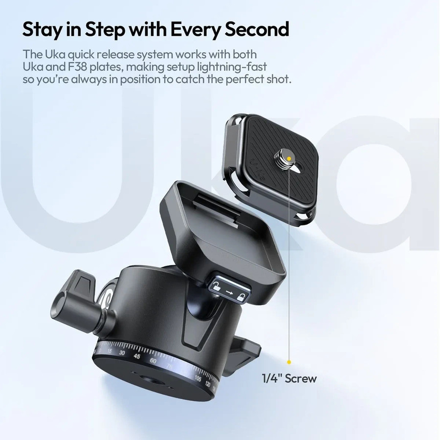 Штатив Ulanzi OMBRA II YING Tripod Black Київ - фото 7