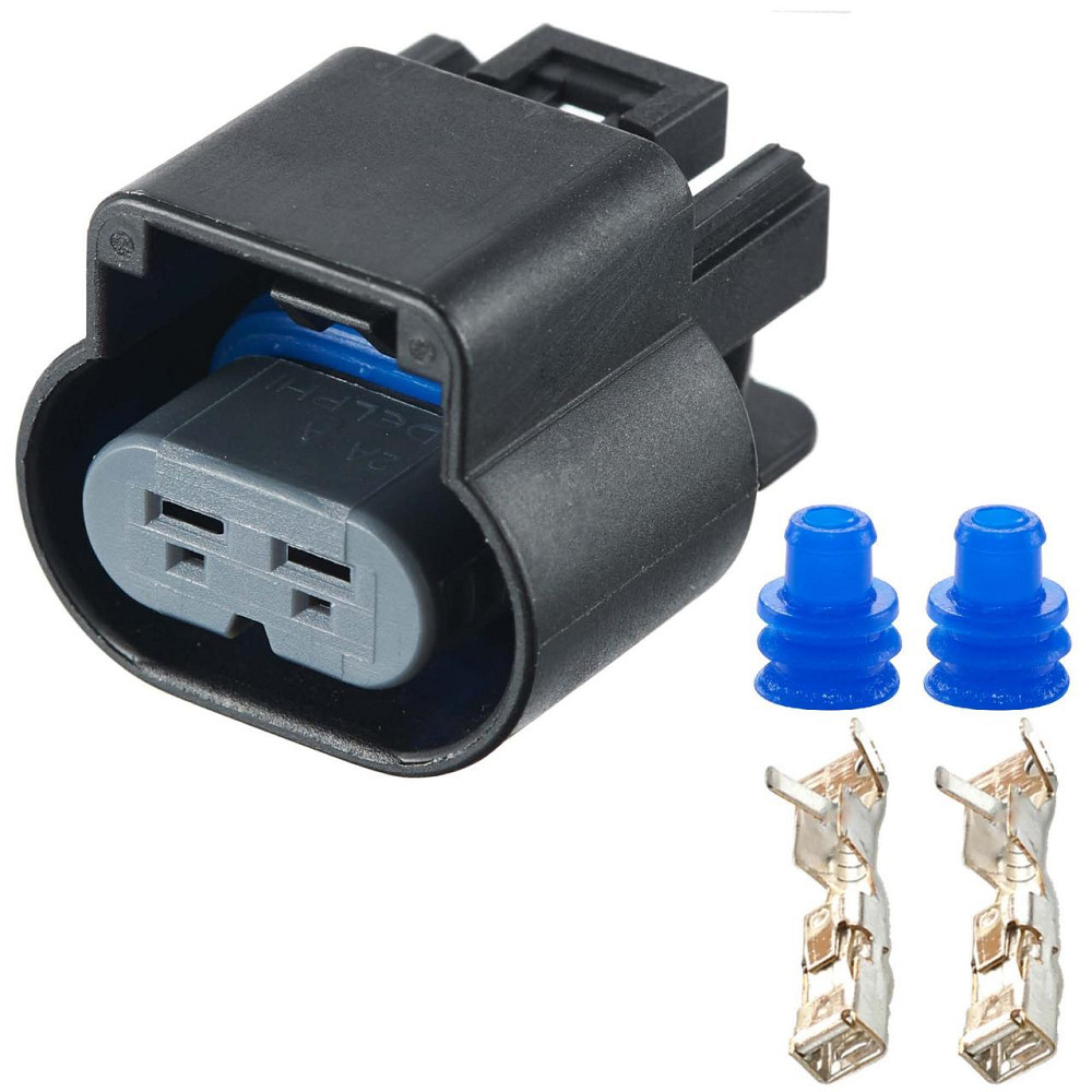Разъем коннектор 2-кон., 15326679, 13518845, APTIV (Delphi) Америка, Корея, Япония, Buick, Cadillac, Chevrolet, Daewoo, GMC 40259 Киев - изображение 1