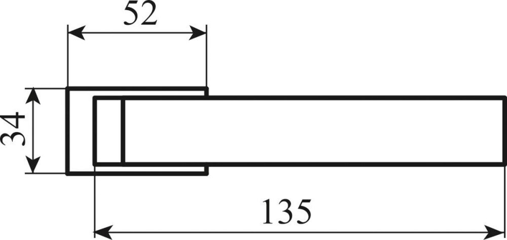 Ручка Tupai Novinka 3033RE хром светлый R ф/с Киев - изображение 2