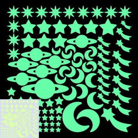 Люминесцентная наклейка 