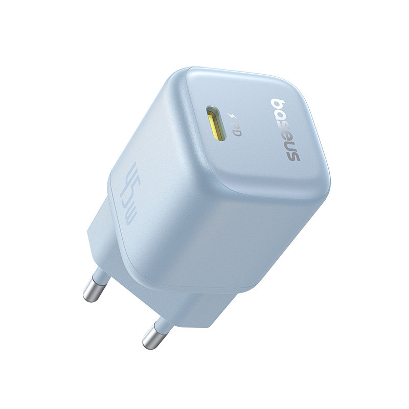 Сетевое зарядное устройство Baseus PicoGo GaN Fast Charger 1C 45W EU Galaxy Blue Одесса - изображение 1