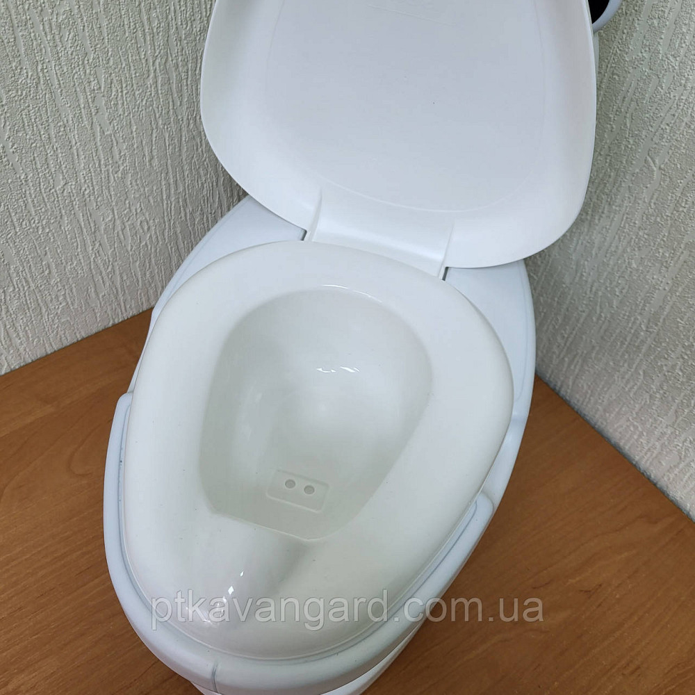 Дитячий навчальний горщик унітаз Панда, від 18 місяців, звук зливу, спинка, горщик знімний, Pilsan 07-561 Хмельницький - фото 3