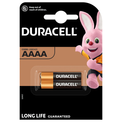 Батарейка AAAA спеціальна лужна LR8D425 1,5V, 2 шт. в упаковці Duracell (5007466) Вінниця - фото 2
