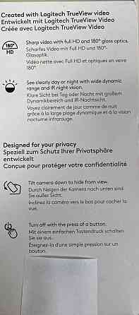 Камера Нова IP камера Logitech Circle View Wired Camera Black. Київ